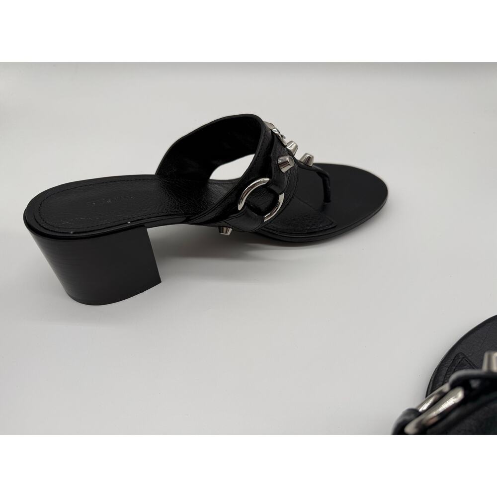 Balenciaga Women’s City Thong Sandals Black Size US 10C/IT 40C - Picture 9 of 16